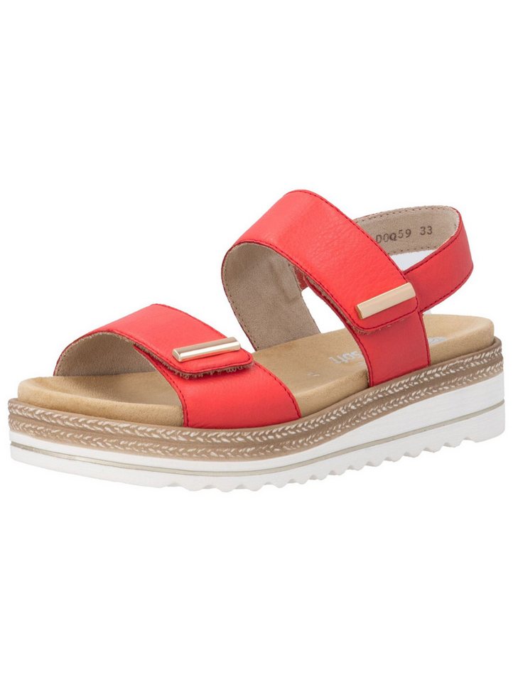 Remonte Sandalen Glattleder Plateausandaletten