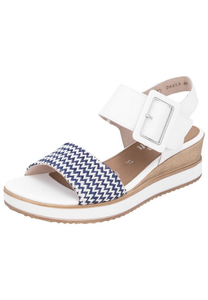 Remonte Sandalen Leder Keilsandalette