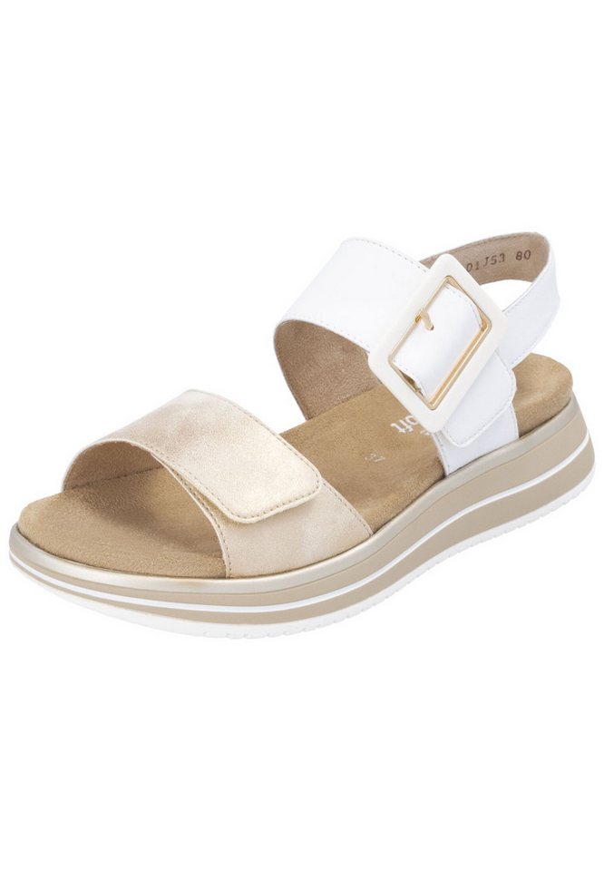 Remonte Sandalen Leder Riemchensandale (weiß)