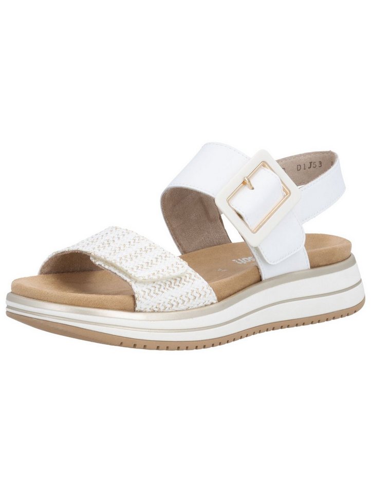 Remonte Sandalen Leder Riemchensandale (weiß)