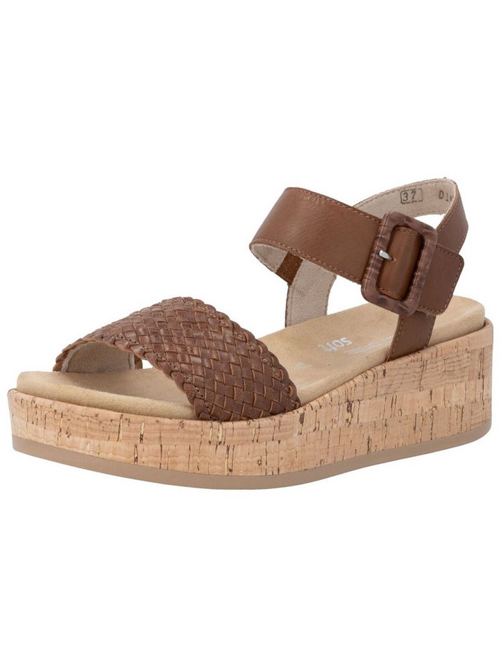 Remonte Sandalen Lederimitat Keilsandalette