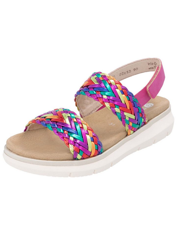 Remonte Sandalen Lederimitat Riemchensandale (rosa)