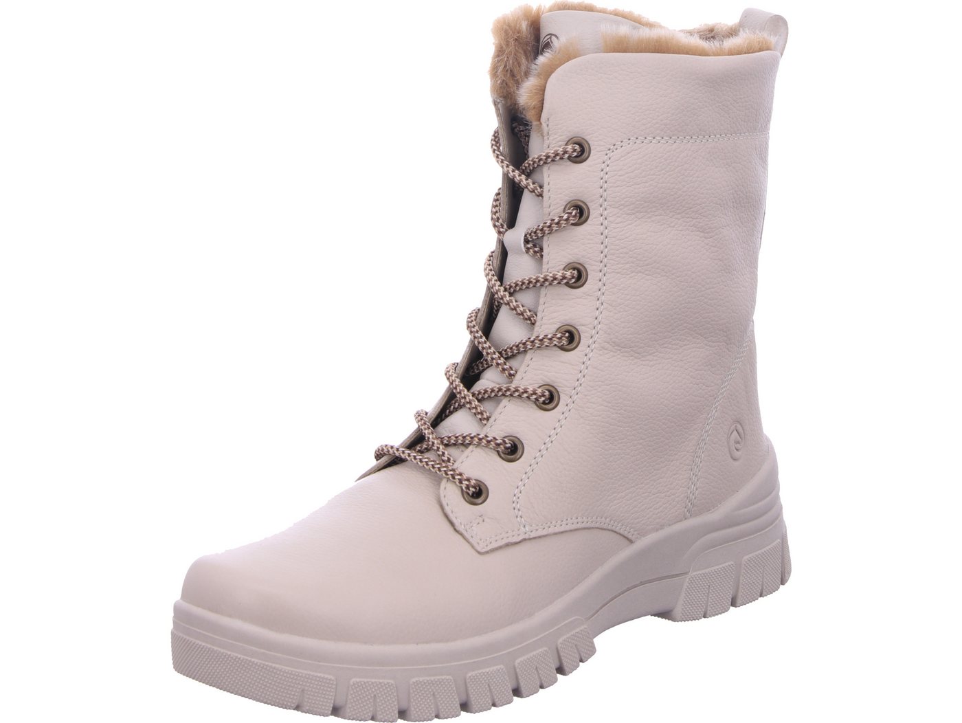 Remonte Schnürboots echtes Leder (beige)