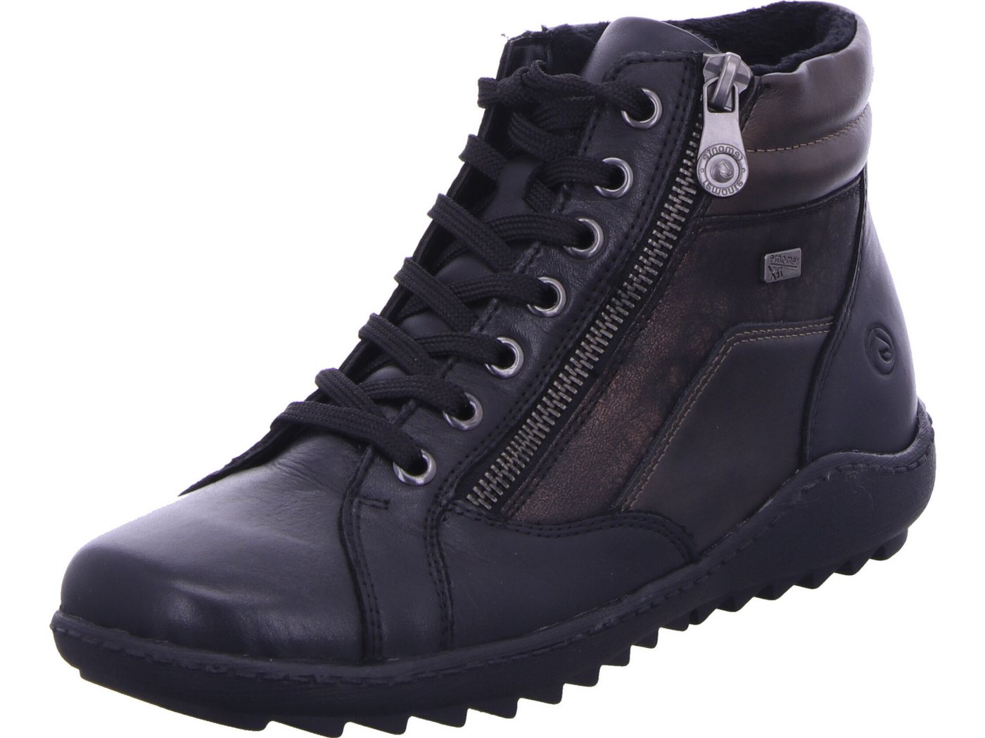 Remonte Schnürstiefelette (schwarz)