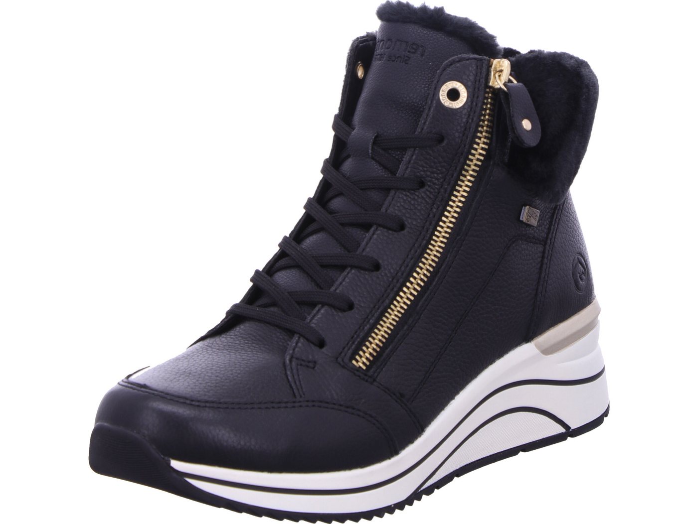 Remonte Schnürstiefelette (schwarz)
