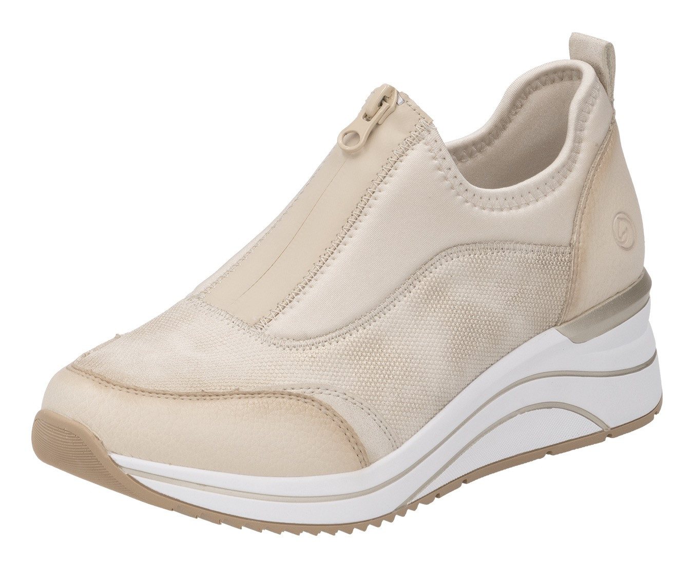 Remonte Slip-On Sneaker, Freizeitschuh, Halbschuh, Slipper in veganer Verarbeitung