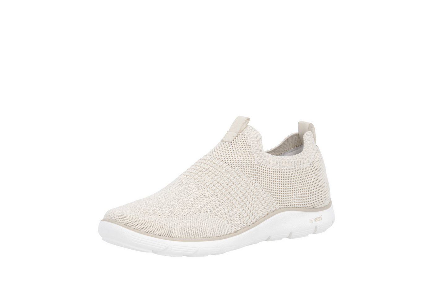 Remonte Slip-On Sneaker Schlupfschuh, Slipper, Barfußschuh mit herausnehmbarer Einlage (beige)