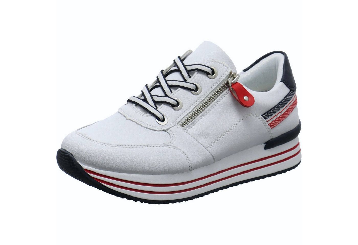 Remonte Sneaker (blau/rot/weiß)