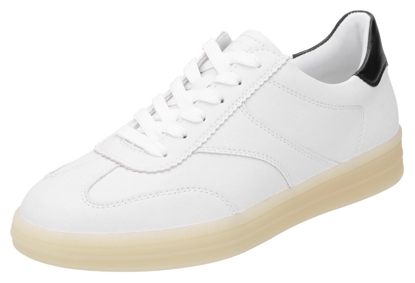 Remonte Sneaker, Freizeitschuh, Halbschuh, Schnürschuh mit gepolstertem Schaftrand