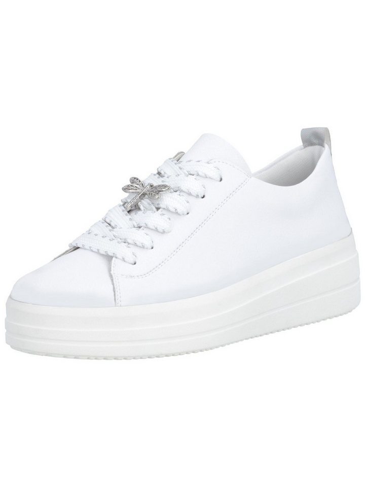 Remonte Sneaker Leder Plateausneaker (weiß)