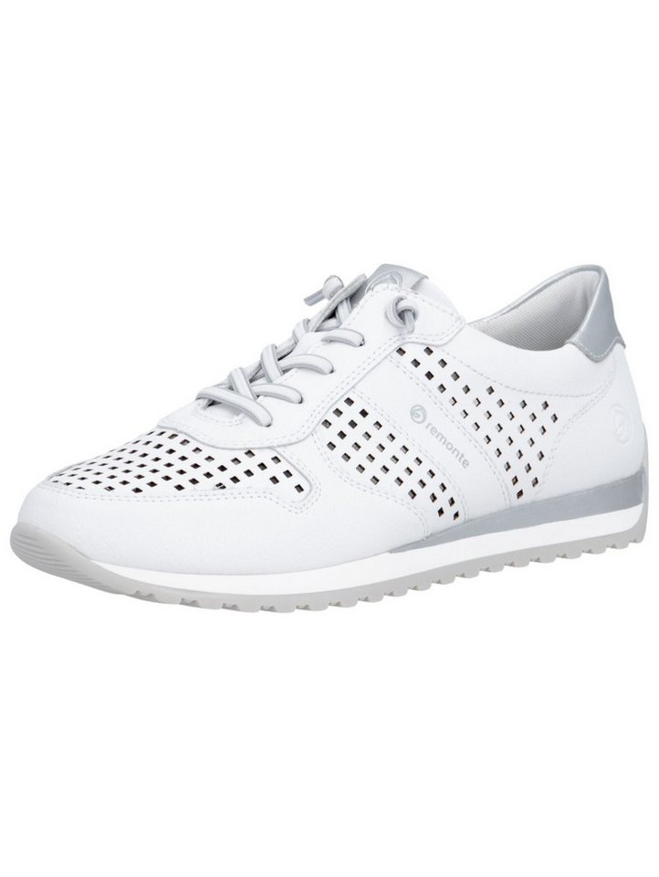 Remonte Sneaker Leder Sneaker (silber/weiß)