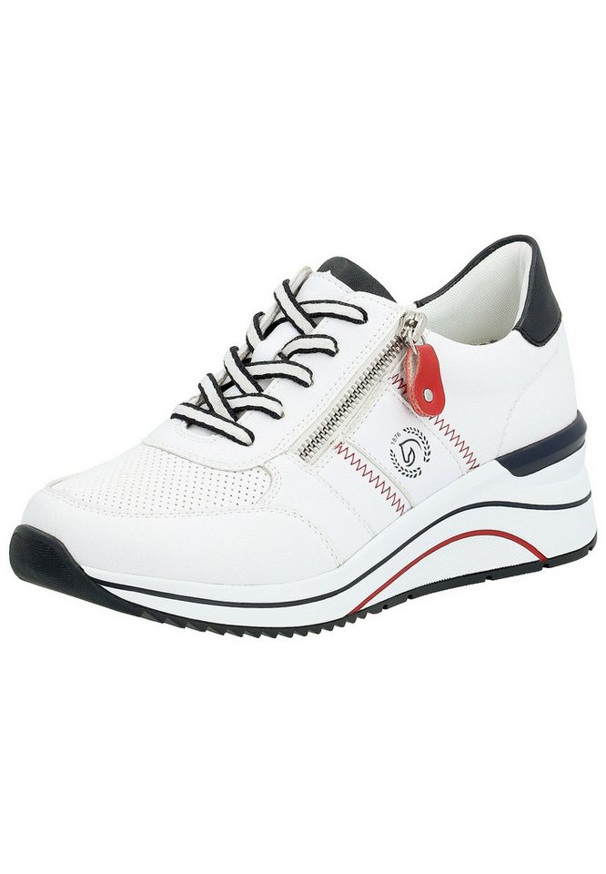 Remonte Sneaker Leder Sneaker (weiß)