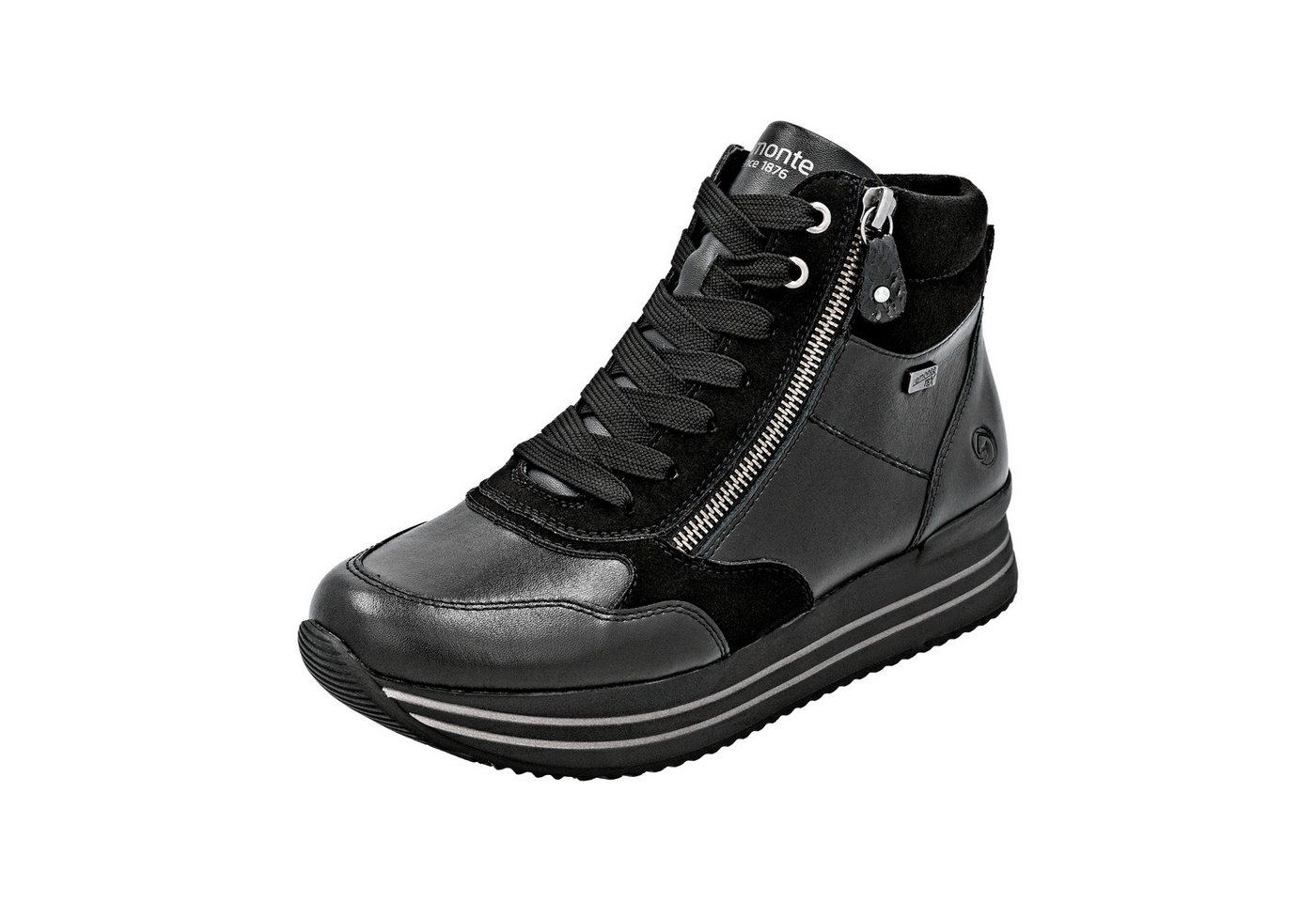 Remonte Sneakerboots Schnürboots, Plateauboots, Stiefelette, wasserabweisende TEX-Membran