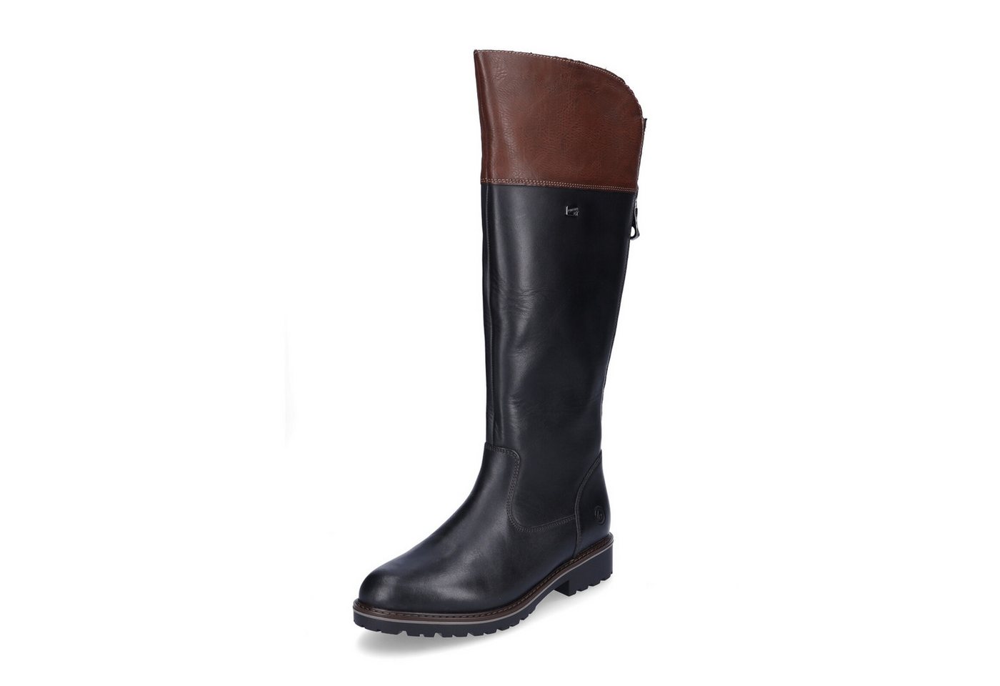 Remonte Damen Leder Stiefel schwarz braun Stiefel