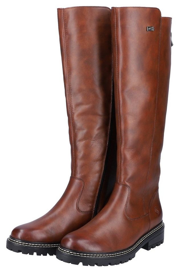 Remonte Stiefel, Blockabsatz, Businesschuh, Langschaftstiefel Innenreißverschluss