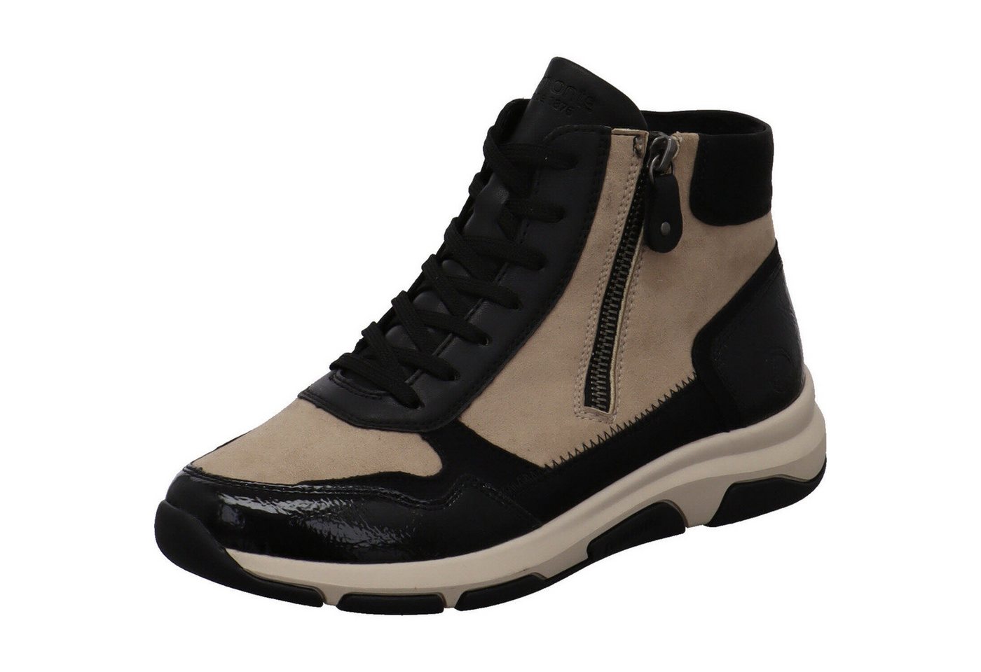 Remonte Stiefelette (beige/schwarz)