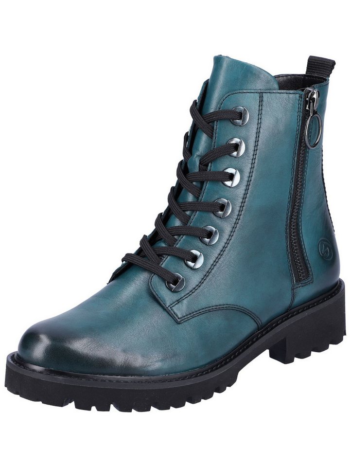 Remonte Stiefelette Glattleder . Schnürstiefelette (blau)