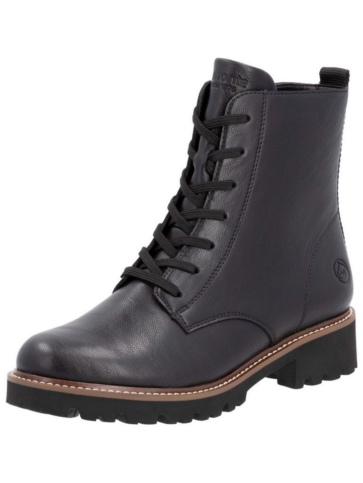 Remonte Stiefelette Glattleder . Schnürstiefelette