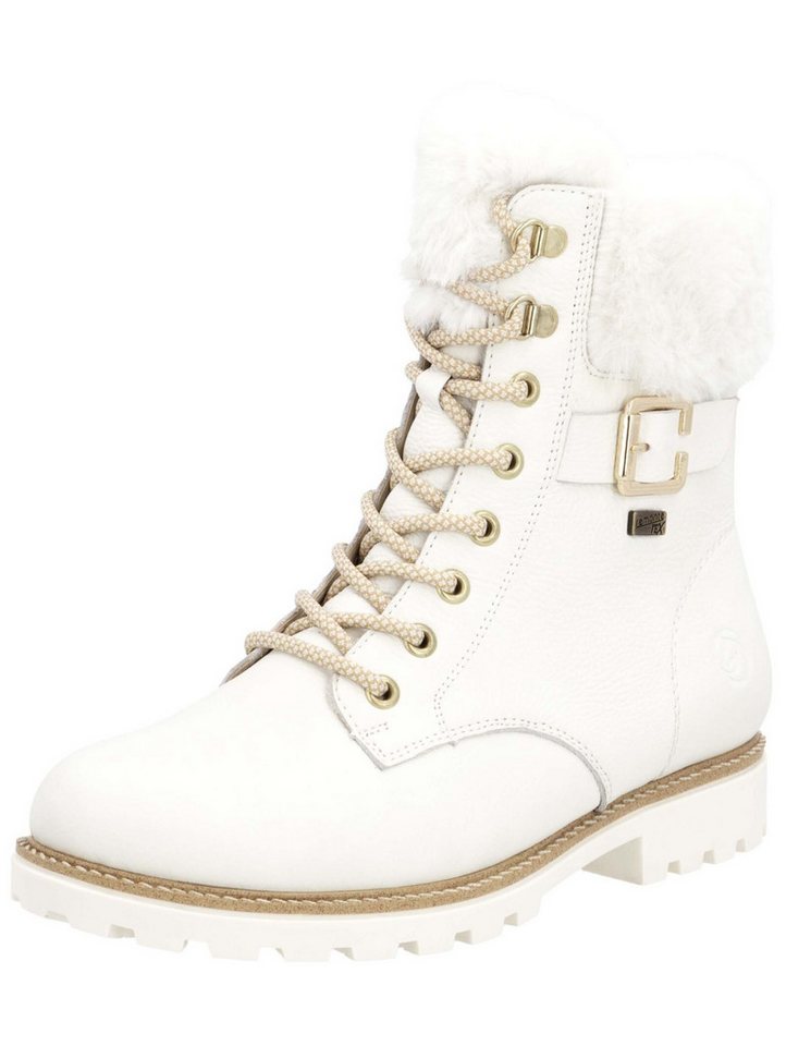 Remonte Stiefelette Leder/Fell Schnürstiefelette