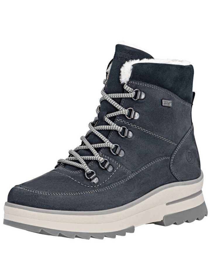 Remonte Stiefelette Leder Schnürstiefelette (Pazifik)