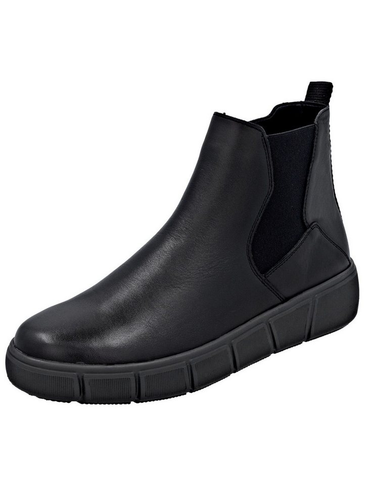 Remonte Stiefelette Leder/Textil Stiefelette (schwarz)