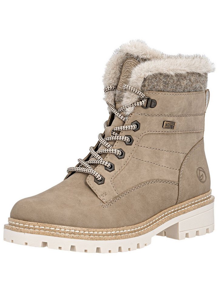 Remonte Stiefelette Lederimitat/Textil Schnürstiefelette