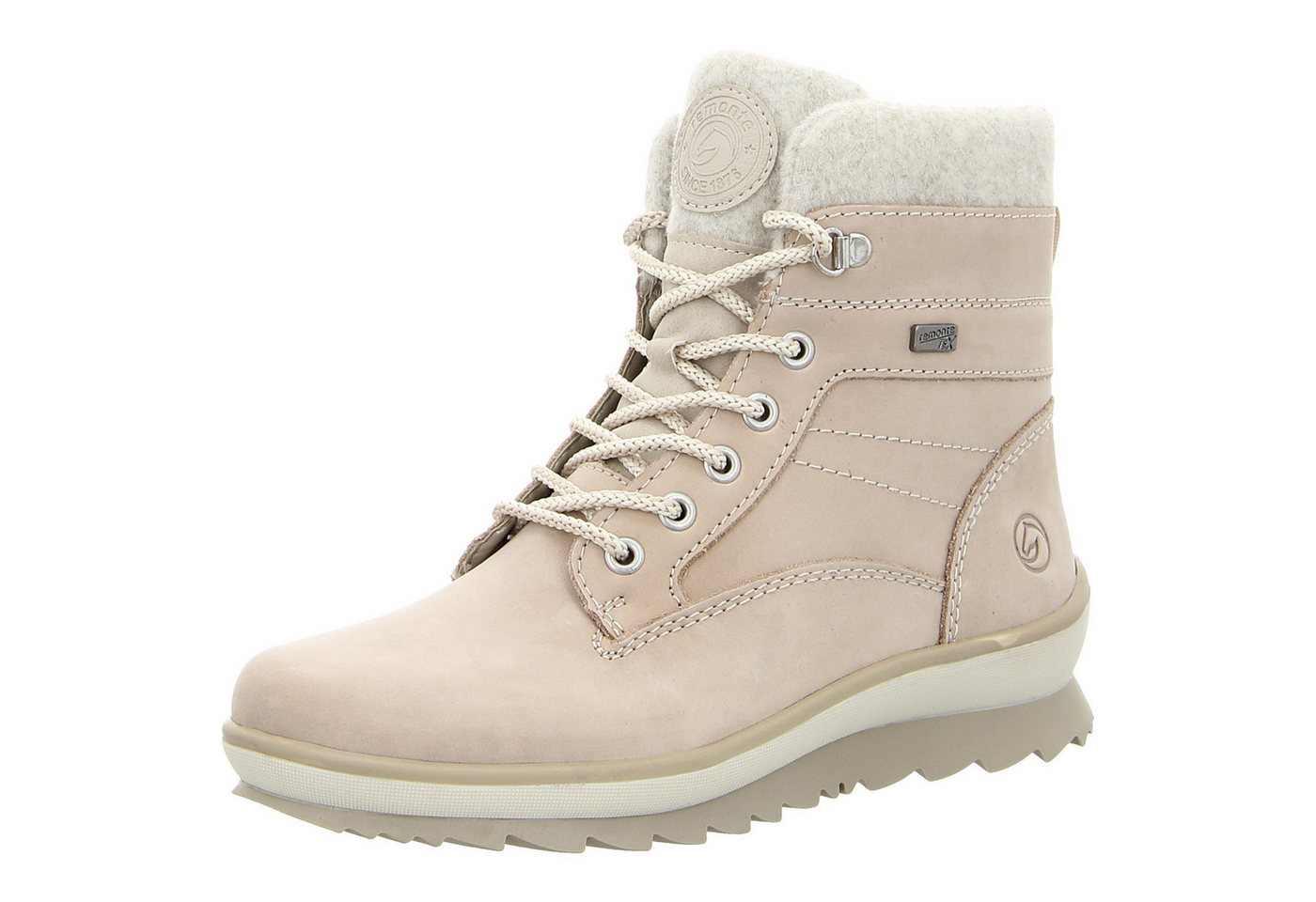 Remonte Stiefelette Schnürschuh (beige)