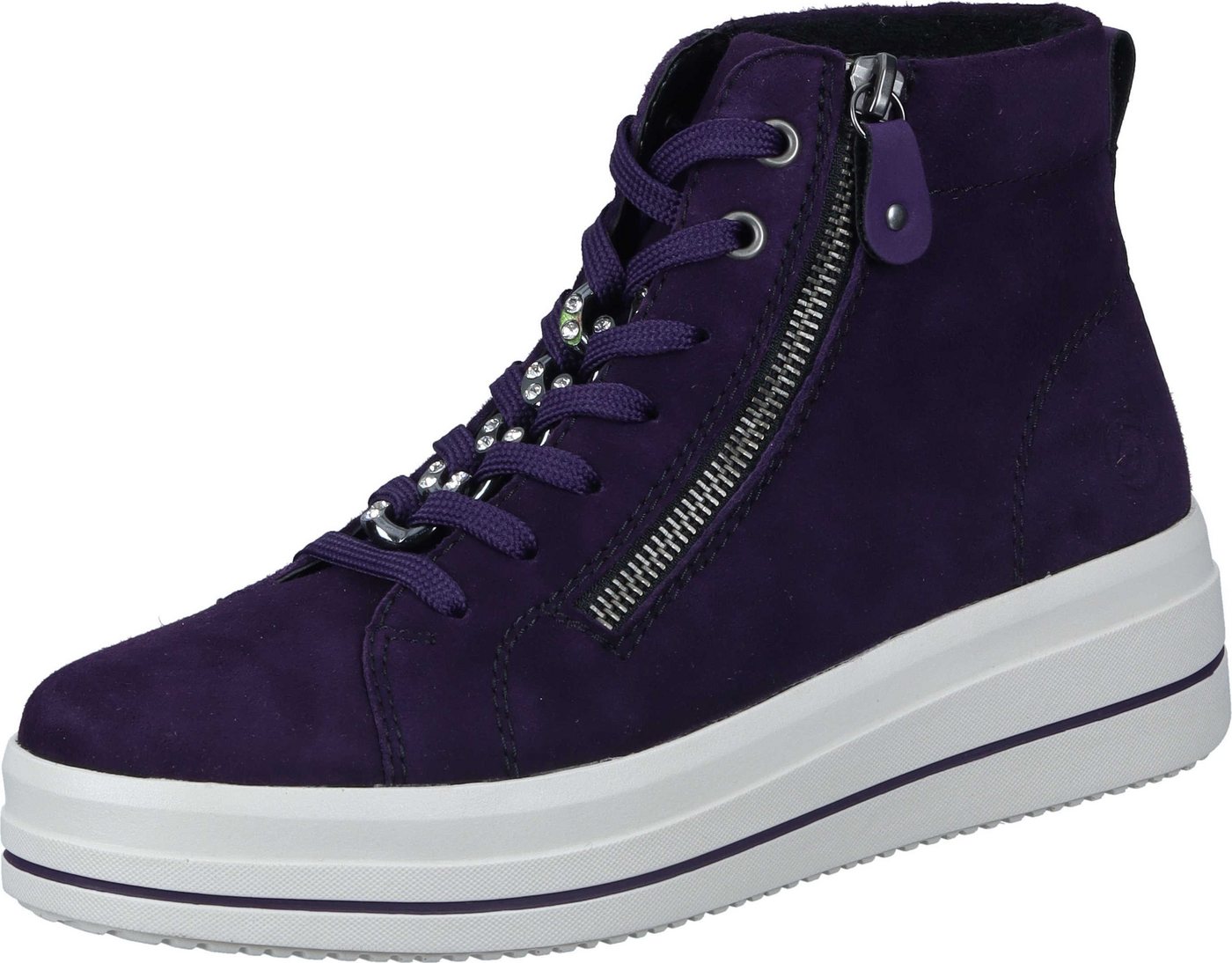 Remonte Stiefeletten Stiefel aus Veloursleder