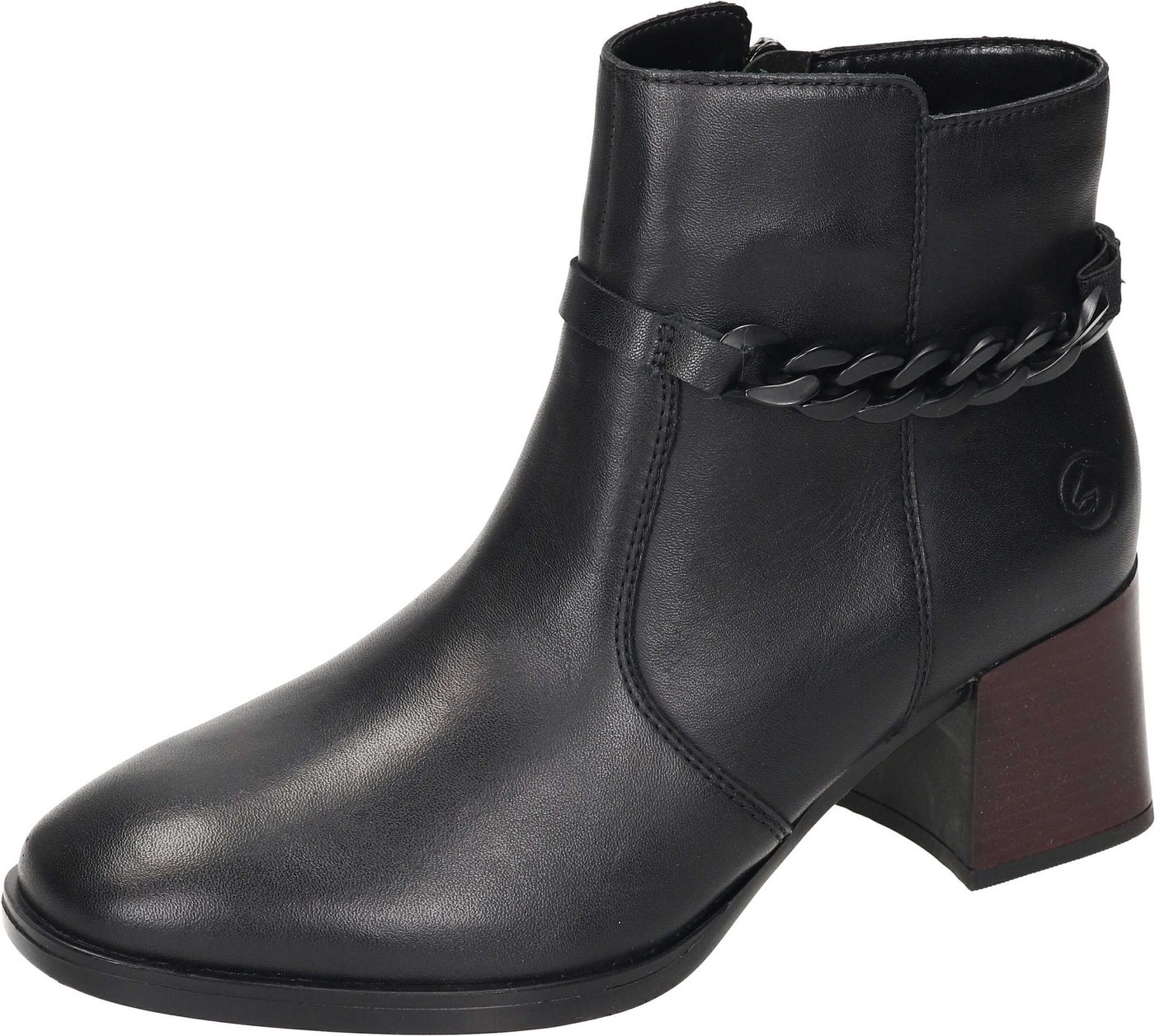 Remonte Stiefeletten Stiefelette aus echtem Leder (schwarz)