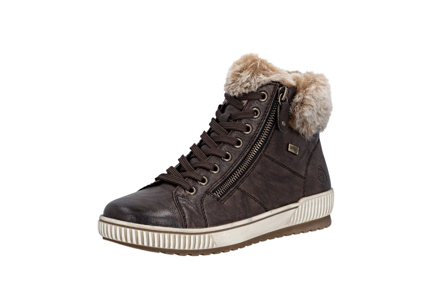 Remonte Winterboots, Plateau, Outdoorschuh Schnürboots mit wasserabweisender TEX-Membran