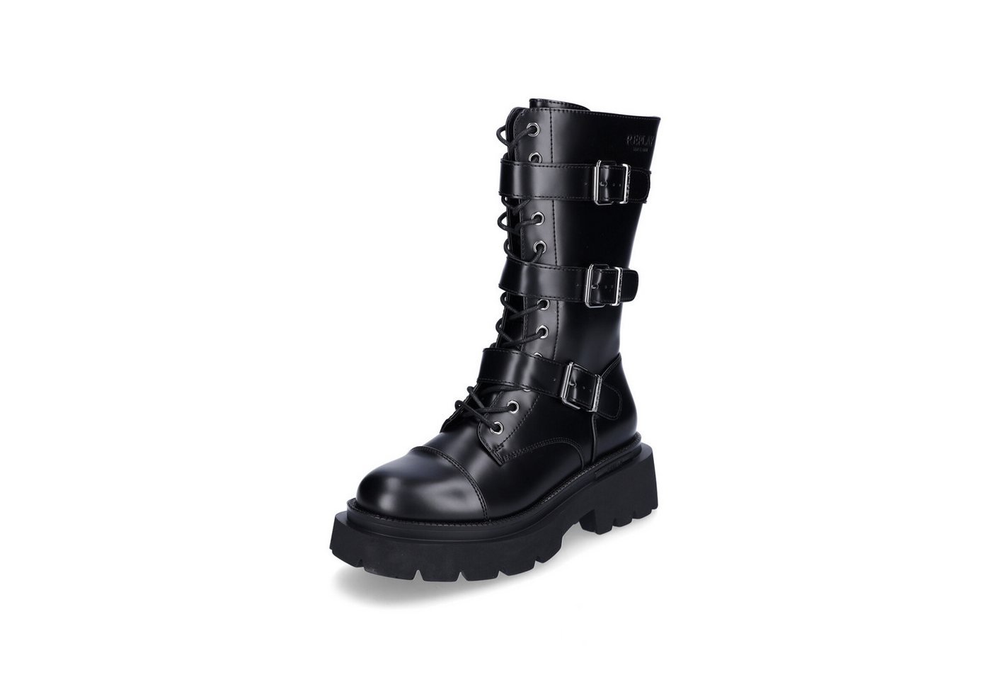 Replay Damen Schnürstiefel Orphea Moto schwarz Stiefel (schwarz)