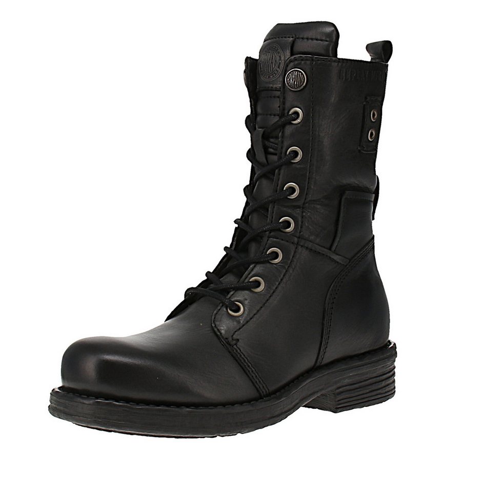 Replay Horn Boot GWLA4 C0002L - Damen Boots - 003-Black Stiefel