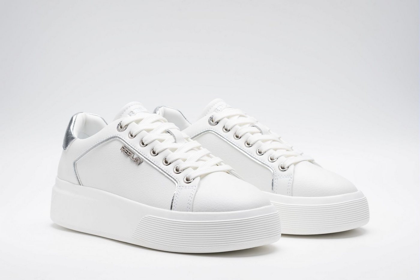 Replay Plateausneaker Freizeitschuh, Schnürschuh, Halbschuh mit Label