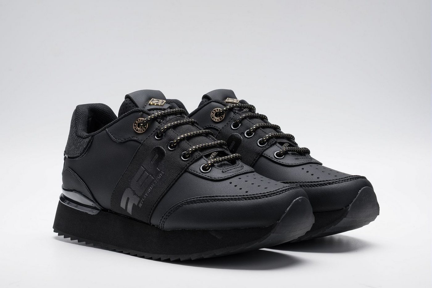 Replay Plateausneaker Schnürschuh, Freizeitsneaker, Halbschuh mit Perforation