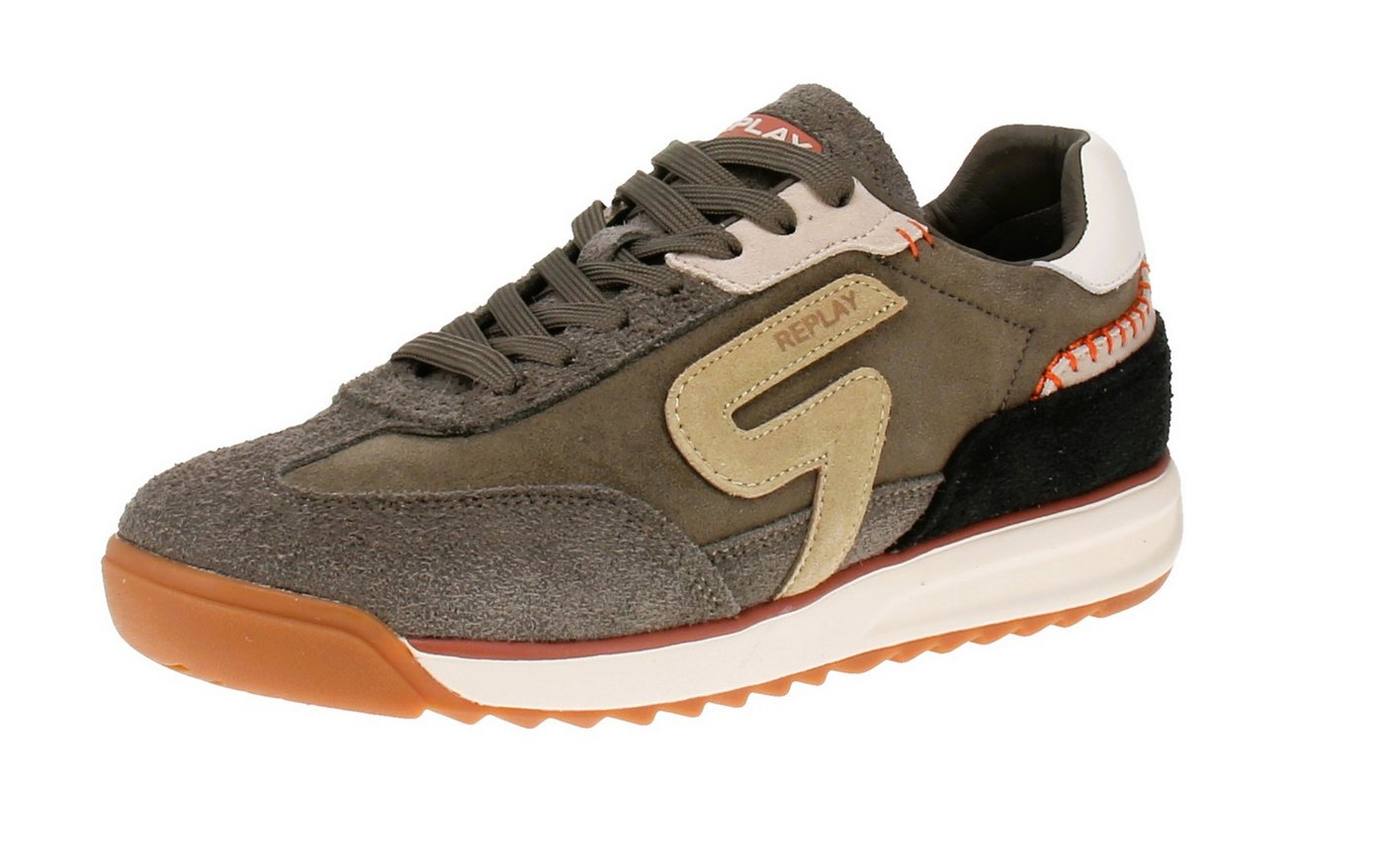 Replay Yard College GMSIB C0002L - Herren Sneaker - 581-Khaki Sneaker