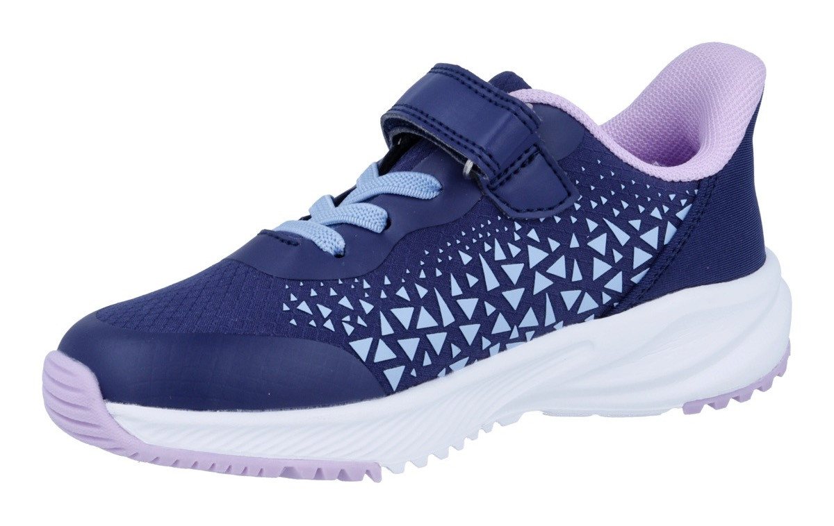 Richter Buddy Slip-On Sneaker Freizeitschuh, Halbschuh mit WMS, Größenschablone zum Download (blau/rosa)