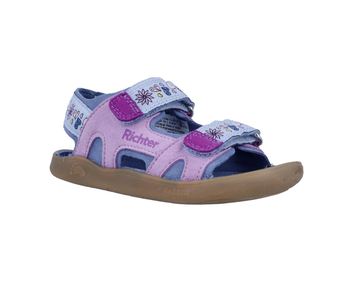 Richter Lucky Barfußschuh Kinderschuh, Sandale, Größenschablone zum Download, mit WMS