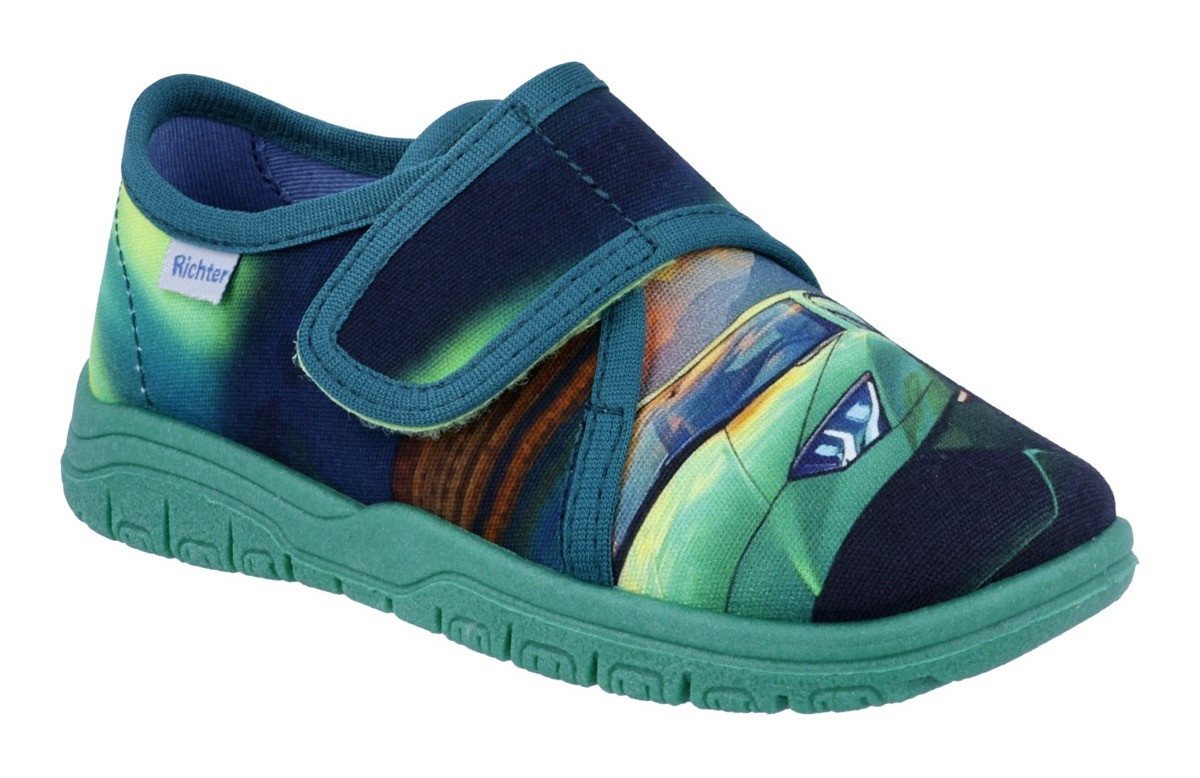 Richter Mailo Hausschuh Klettschuh, Kindergartenschuh mit Größenschablone zum Download