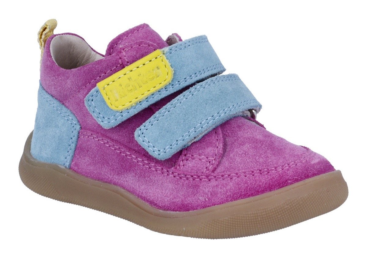 Richter Samy Barfußschuh Kinderschuh im Konstrastlook, Größenschablone zum Download (rosa)