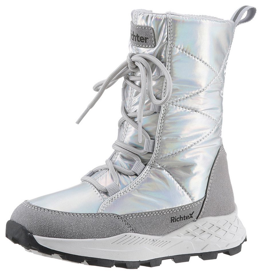 Richter Venture WMS: Weite weit Winterstiefel Klettstiefel, Snowboots, Schnürstiefel mit TEX-Membrane