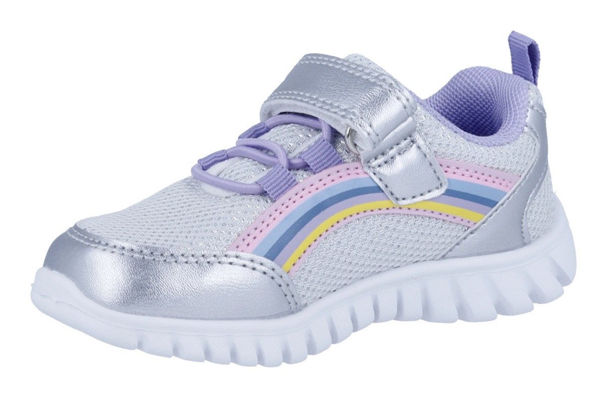 Richter Wallaby Slip-On Sneaker Klettschuh mit Regenbogen-Motiv, Größenschablone zum Download