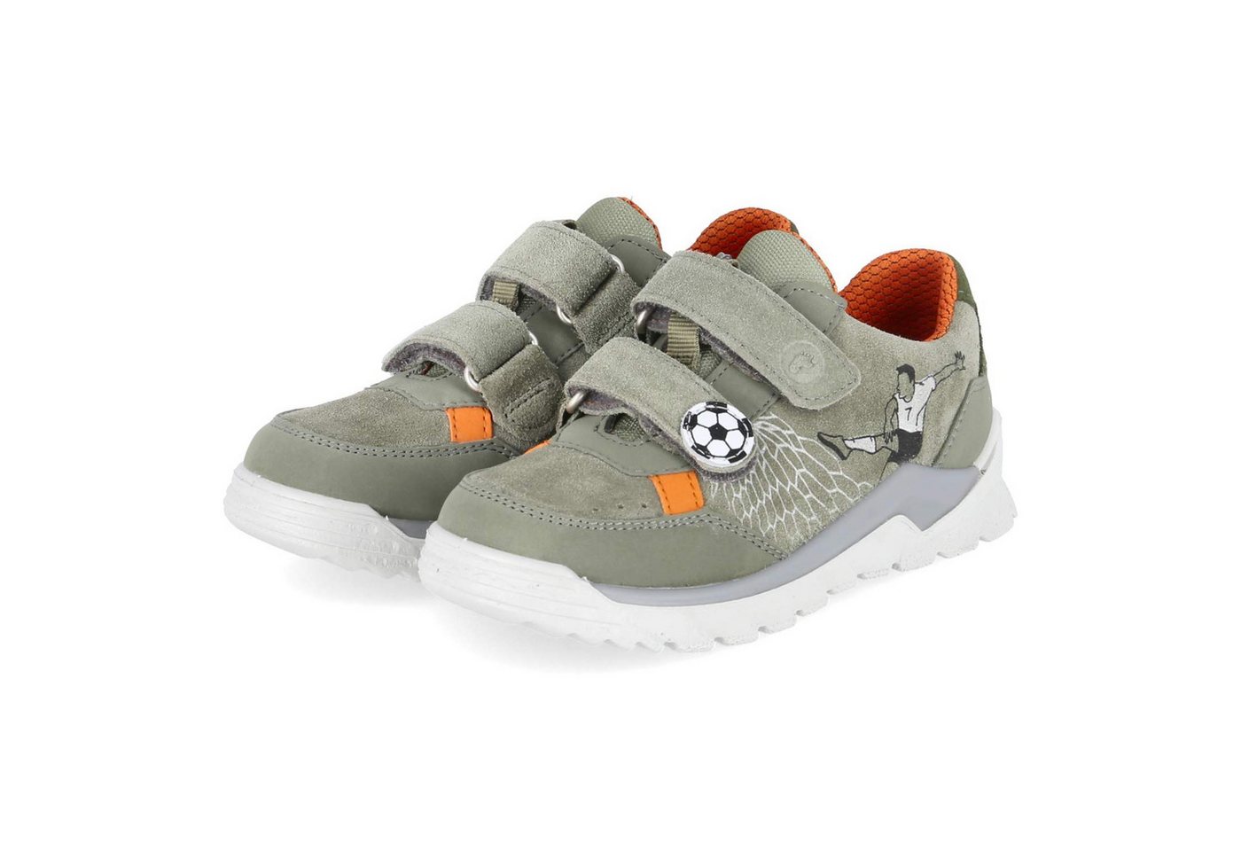 Ricosta 50 4702302/530 Jungen Leder und Synthetik gruen Slipper