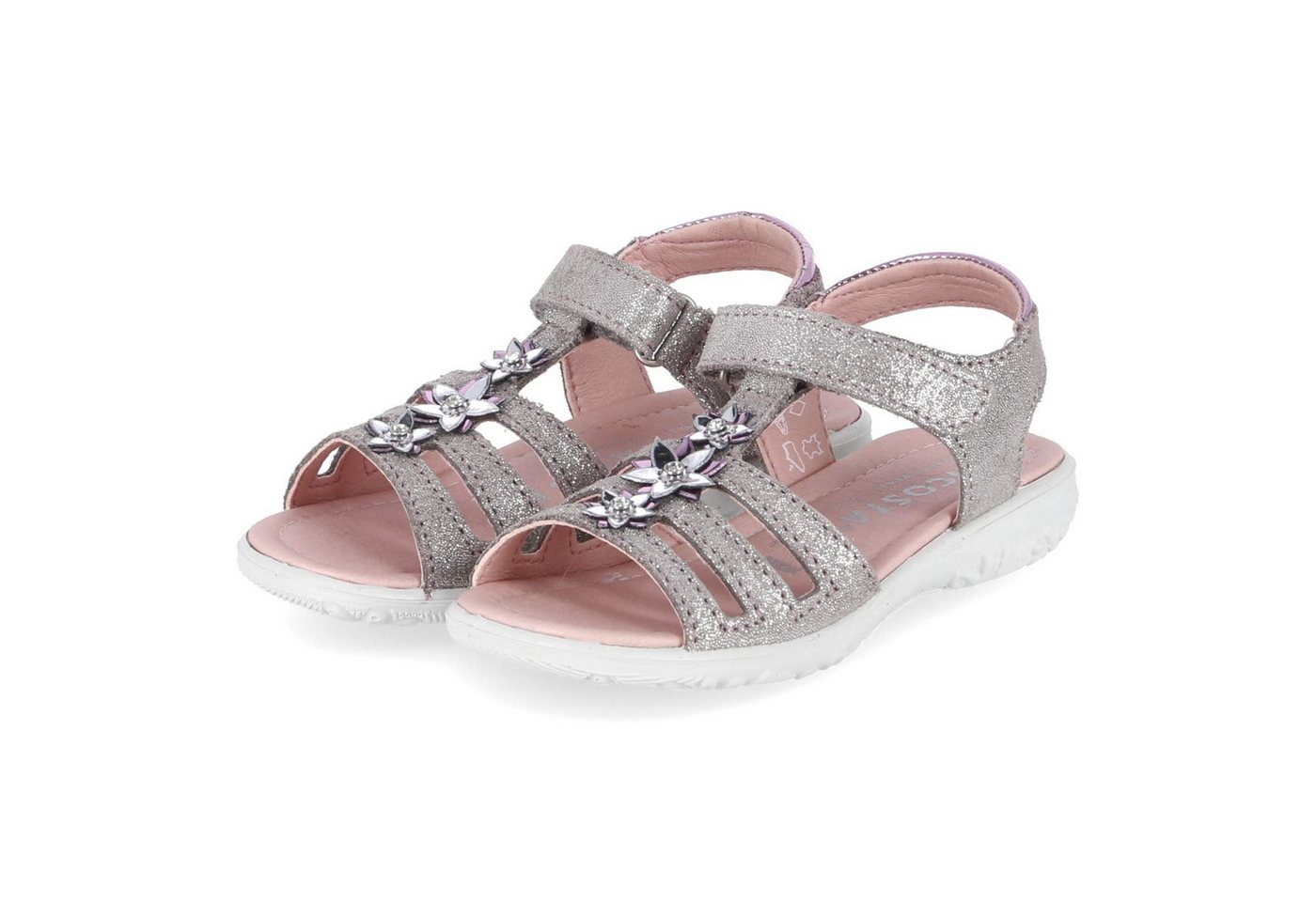 Ricosta 506400102450 Mädchen Leder grau Sandalette