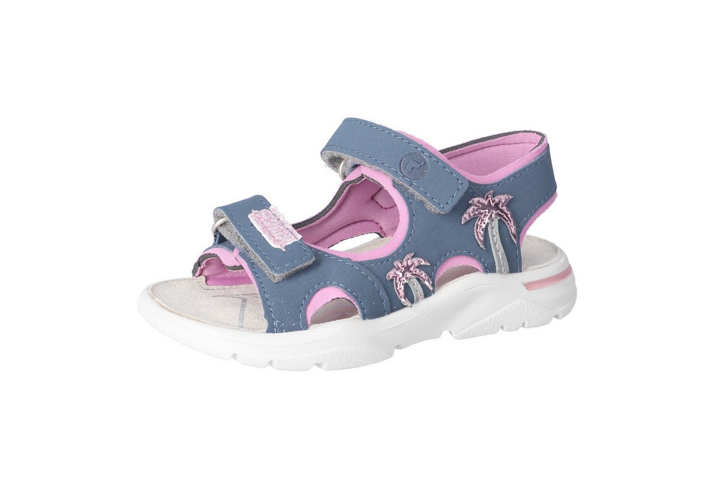 Ricosta Carmi Sandale Klettschuh mit Glitzer, mit WMS, Größenschablone zum Download