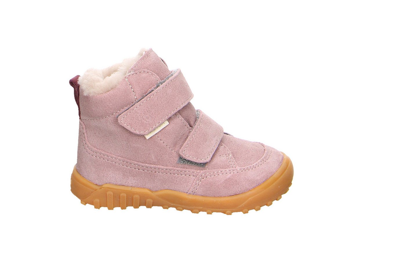 Ricosta Domi Velour Klettstiefel Winter Mädchen blau Winterstiefelette