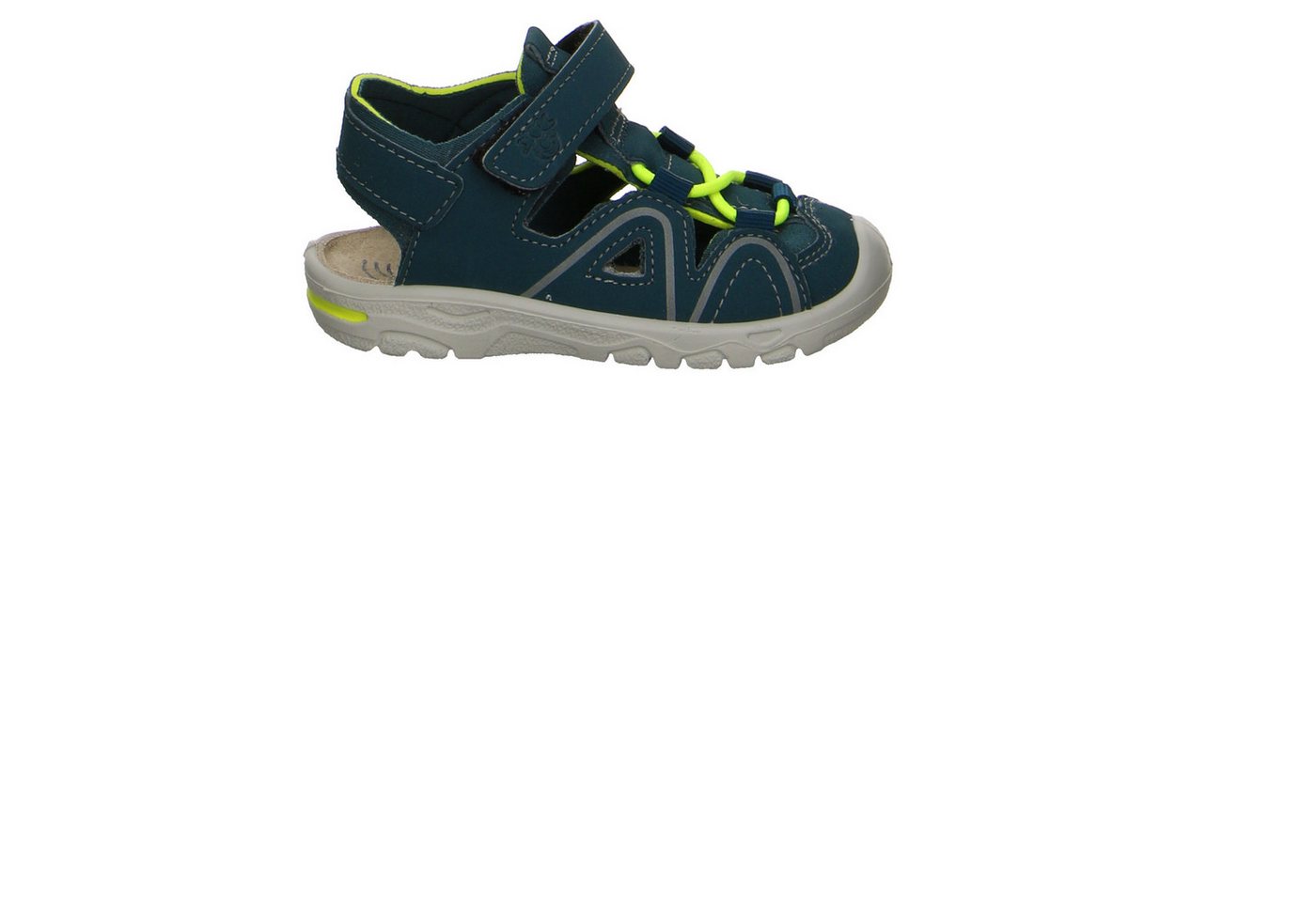 Ricosta Gary Nubuk Riegelschuhe Jungen vorne geschlossen grün Sandale