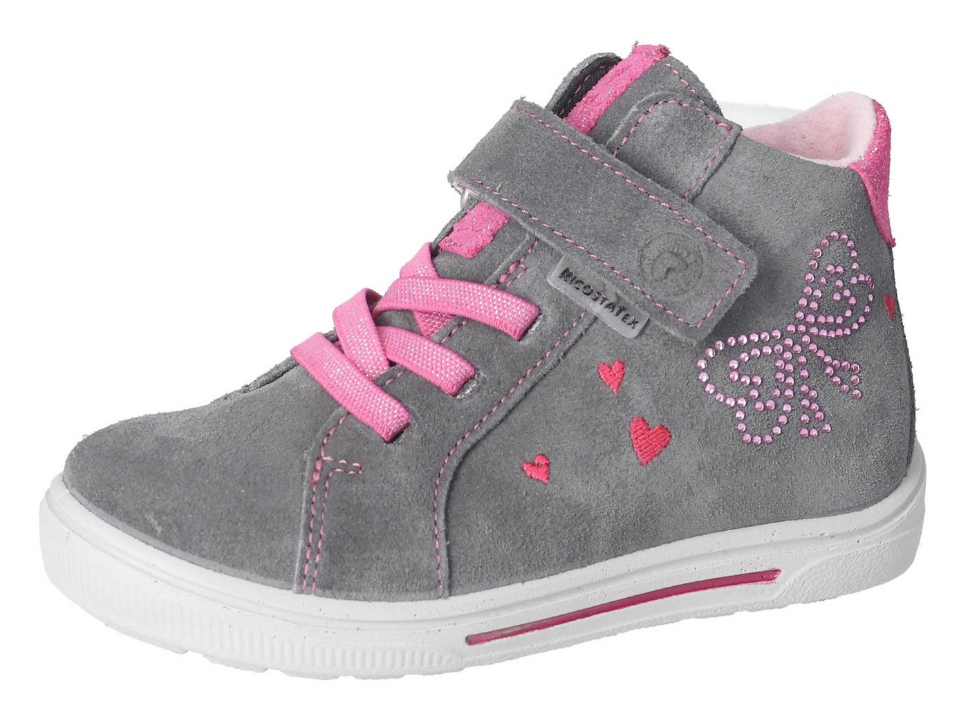 Ricosta Mala WMS: normal Sneaker Klettschuh mit Sympatex, Größenschablone zum Download