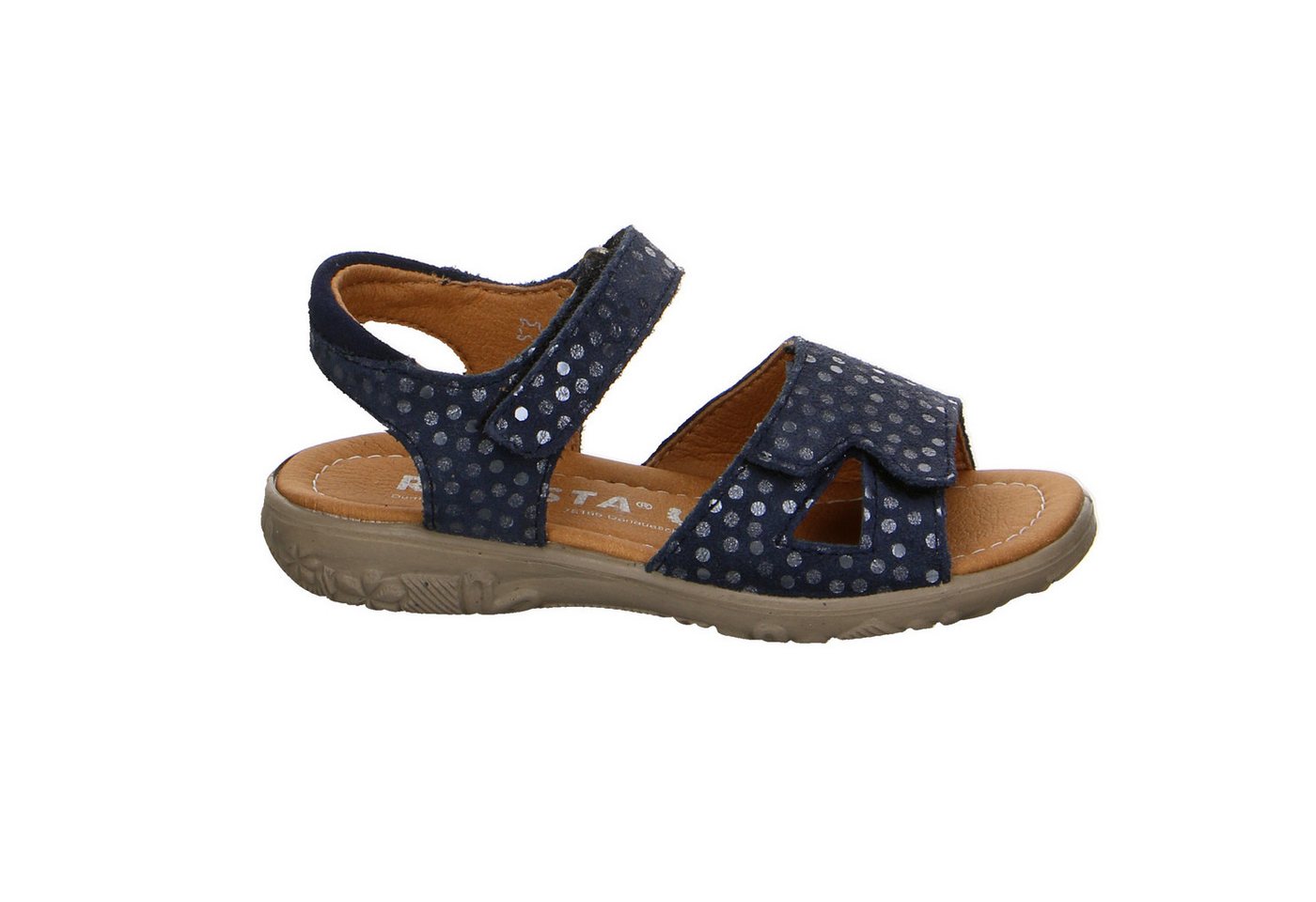 Ricosta Moni Velour Sandalen Mädchen blau Sandale