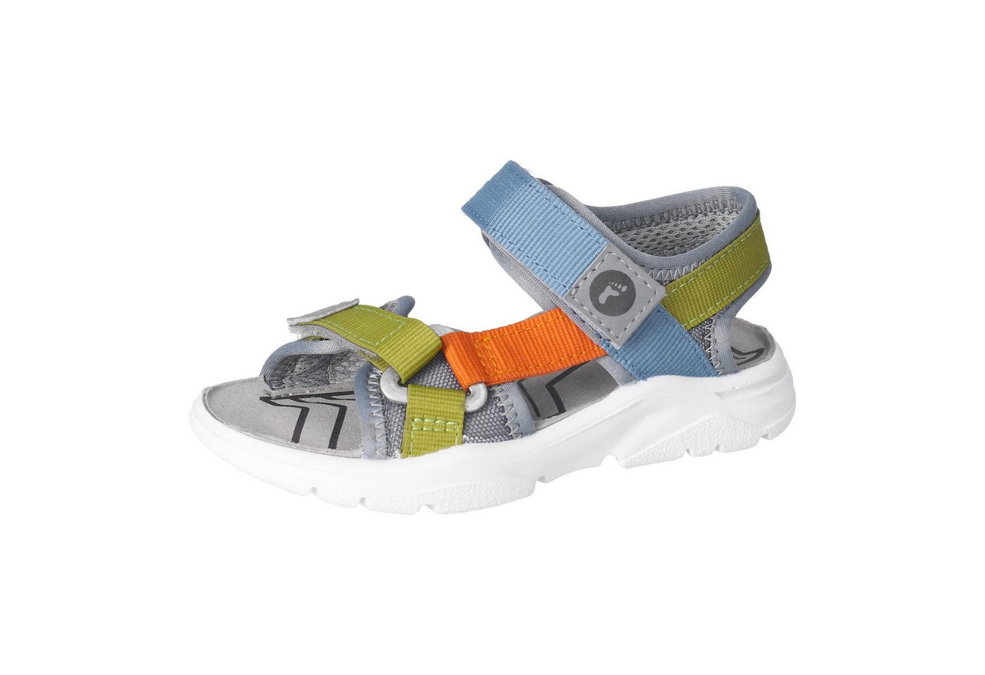 Ricosta Sandale (grau/orange)