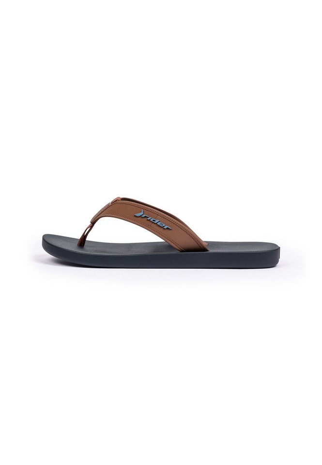 Rider IMPULSE THONG AD - Zehentrenner / Flip Flop Zehentrenner Stoffsteg für maximalen Tragekomfort (braun)